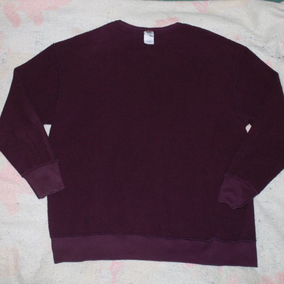 Vintage Fruit of the Loom Easy to Wear Men's Purple Crewneck Sweatshirt Size L - Picture 12 of 13